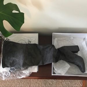 Steve Madden Over The Knee Grey Norri Boots